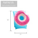 The Inflatable Baby PVC Flamingo Arm Swimming Water Ring Float is a cute and durable arm float for kids. Made from eco-friendly PVC, it provides extra buoyancy, safety, and comfort for young swimmers. Lightweight, portable, and easy to inflate, it's perfe