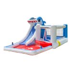Newest and Best Price Shark Design Inflatable Jumping Castle Water Slide Bouncy House